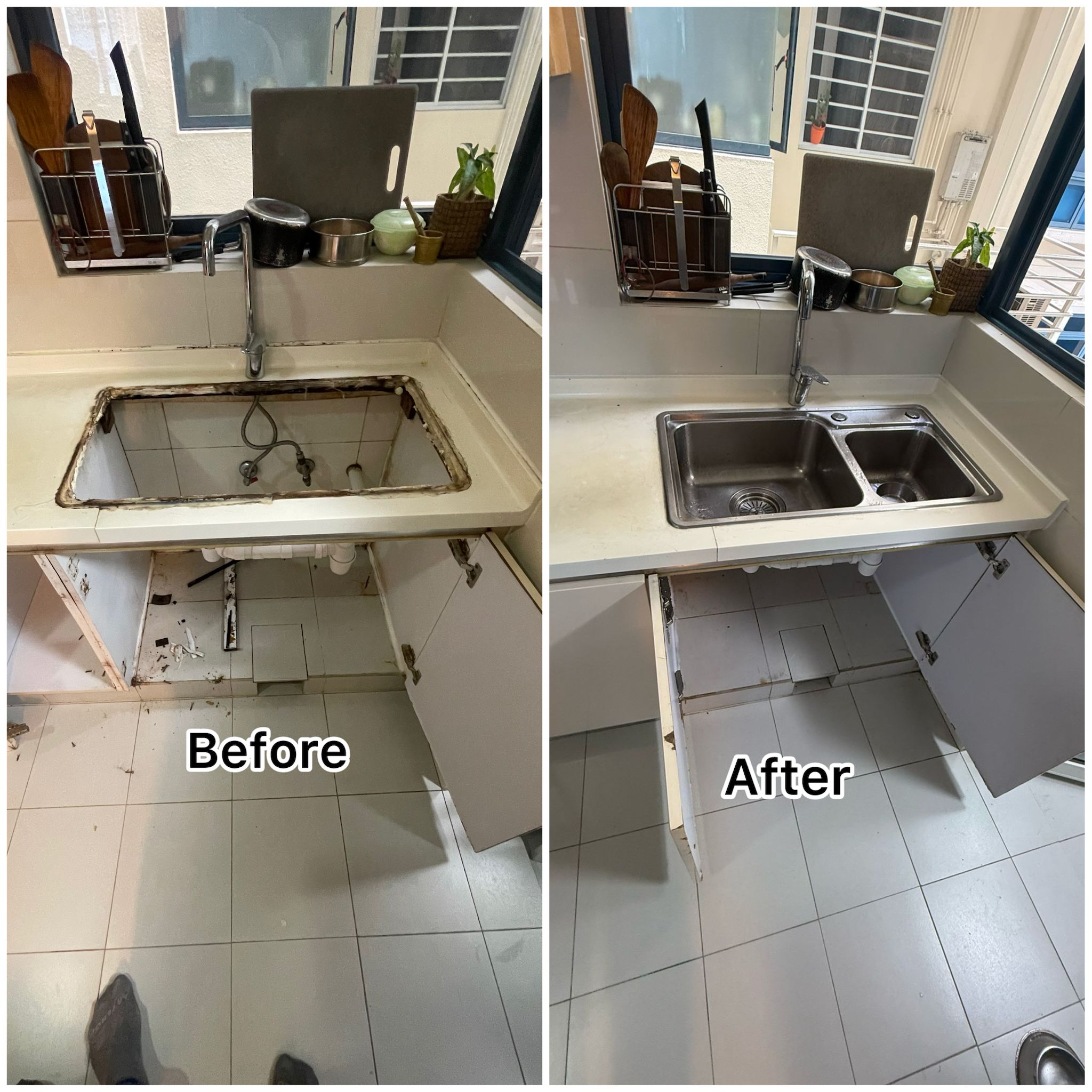 Reliable Kitchen Sink Repair Service in Singapore | Tasfia Engineering & Construction Pte Ltd